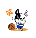 バスケ犬 青ユニ版（個別スタンプ：25）