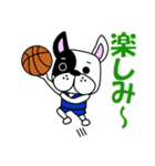 バスケ犬 青ユニ版（個別スタンプ：31）