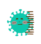 コロナウイルス表情豊かなコロナちゃん（個別スタンプ：5）