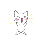 リアクションをするねこ（個別スタンプ：5）