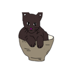 クロネコのピピ（個別スタンプ：4）