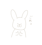 落書きうさぎ。（個別スタンプ：14）