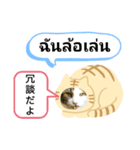 タイ語×日本語 毎日つかえる挨拶スタンプ（個別スタンプ：20）