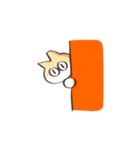 Orange Cat Nori（個別スタンプ：6）