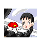 のしのんさんの「いかりまショー」（個別スタンプ：7）