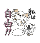 シーズー犬『何となく』44（個別スタンプ：3）