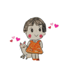 子供の作品☆（個別スタンプ：4）