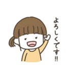 金髪めがねの友達（個別スタンプ：2）