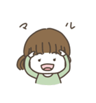 金髪めがねの友達（個別スタンプ：3）