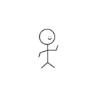 可愛い某人間スタンプ（個別スタンプ：1）