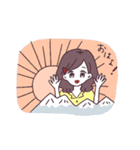 黄身子のふつうのラブリーガールズ2（個別スタンプ：5）