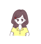 黄身子のふつうのラブリーガールズ2（個別スタンプ：8）