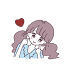 黄身子のふつうのラブリーガールズ2（個別スタンプ：10）