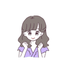 黄身子のふつうのラブリーガールズ2（個別スタンプ：14）