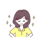 黄身子のふつうのラブリーガールズ2（個別スタンプ：17）