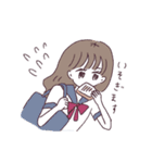黄身子のふつうのラブリーガールズ2（個別スタンプ：22）