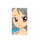 アニメーション少女©️amqic（個別スタンプ：2）