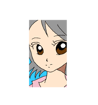 アニメーション少女©️amqic（個別スタンプ：3）