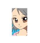 アニメーション少女©️amqic（個別スタンプ：4）