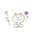 うごく！しほのねことお花（個別スタンプ：9）