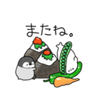 食欲の秋☆ご飯をモリモリ食べたいペンギン（個別スタンプ：39）