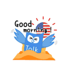 iTalkuTalkビデオでAI英中韓学習：おはよう（個別スタンプ：2）