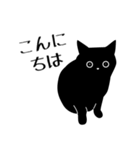 黒猫の生活★毎日使える大人スタンプ（個別スタンプ：21）