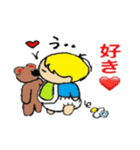 あっくんとクマ子ちゃん（個別スタンプ：4）