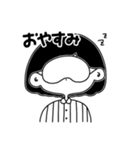 peacse girls (monochrome)（個別スタンプ：26）