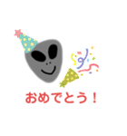 よく使える宇宙人エイリアン（2）可愛い（個別スタンプ：26）