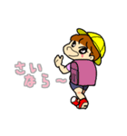 元気女子児童風味（個別スタンプ：5）