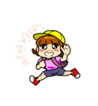 元気女子児童風味（個別スタンプ：25）