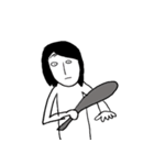 お姉さん、何してるの。（個別スタンプ：10）