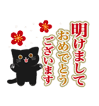 大人かわいい毎日使いたくなる黒猫6（個別スタンプ：25）