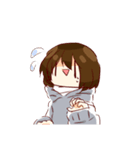 無表情っ子！（個別スタンプ：10）