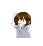 無表情っ子！（個別スタンプ：13）