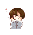無表情っ子！（個別スタンプ：16）