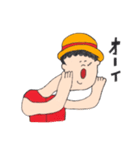 ぽっちゃり系ONE PIECE（個別スタンプ：6）