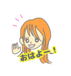 ONE PIECE ガールズトークスタンプ（個別スタンプ：1）