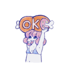 ぽちゃっ子グミちゃん（個別スタンプ：5）