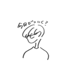 韓国風手描きイラスト（個別スタンプ：4）