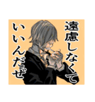 ONE PIECE 要素の花束スタンプ（個別スタンプ：4）
