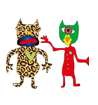 猫人間とおつかれスタンプ（個別スタンプ：2）
