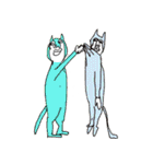 猫人間とおつかれスタンプ（個別スタンプ：27）