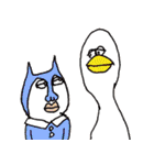 猫人間とおつかれスタンプ（個別スタンプ：28）