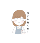 ゆるふわGirl（個別スタンプ：8）