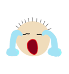 よねじゅんの顔だけスタンプ（個別スタンプ：17）