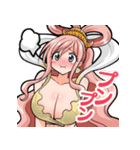 しらほしスタンプ♡ONE PIECE♪（個別スタンプ：21）