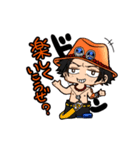 ONE PIECE デフォルメ三兄弟（個別スタンプ：7）