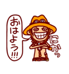 ONE PIECE 毎日使えるエースのスタンプ（個別スタンプ：2）